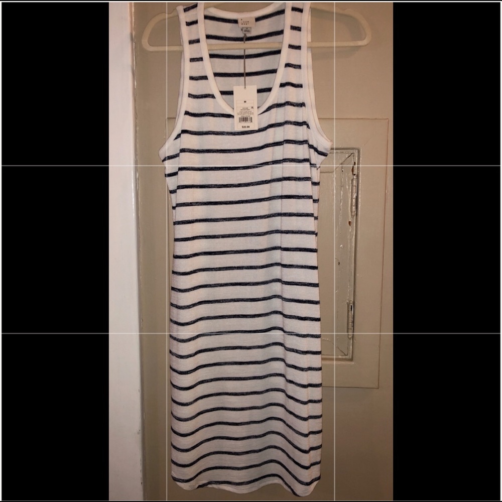 Striped Midi Dress